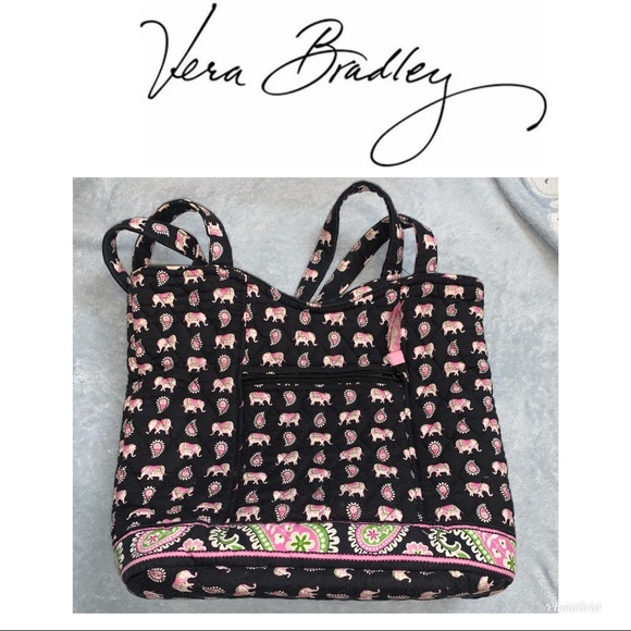 Vera Bradley Handbags - Vera Bradley Elephant pattern tote with coin purse
